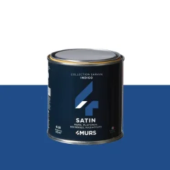 Saphyr Peinture Finition Peinture indigo Satiné 0,5 L - 4MURS