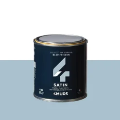 Saphyr Peinture Finition Peinture bleu frisson Satiné 0,5 L - 4MURS