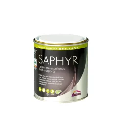 Saphyr Peinture Finition Peinture blanc Brillant 0,5 L - 4MURS