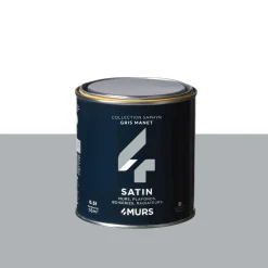 Saphyr Peinture Finition Peinture gris manet Satiné 0,5 L - 4MURS