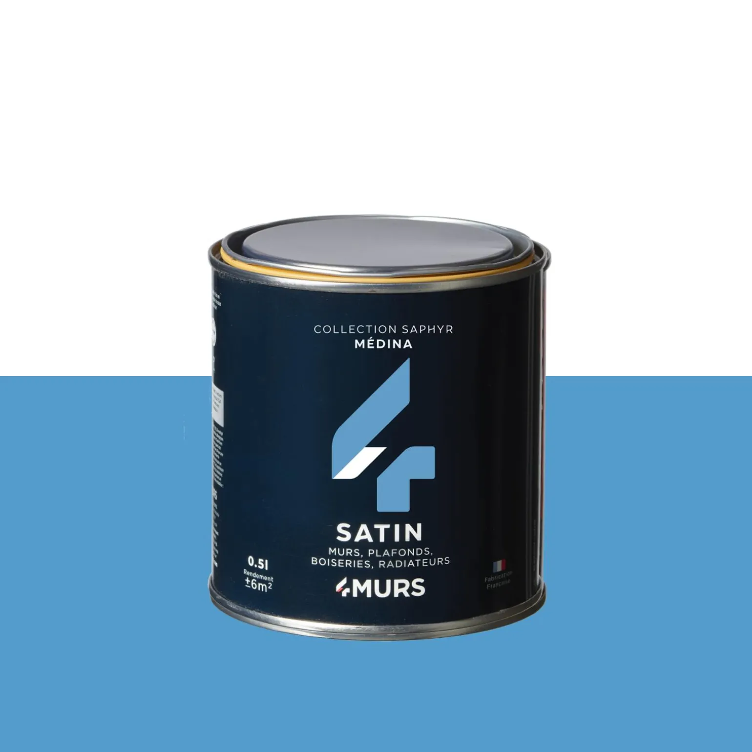 Saphyr Peinture Finition Peinture médina Satiné 0,5 L - 4MURS