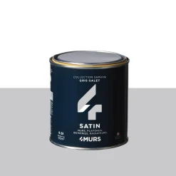 Saphyr Peinture Finition Peinture gris galet Satiné 0,5 L - 4MURS