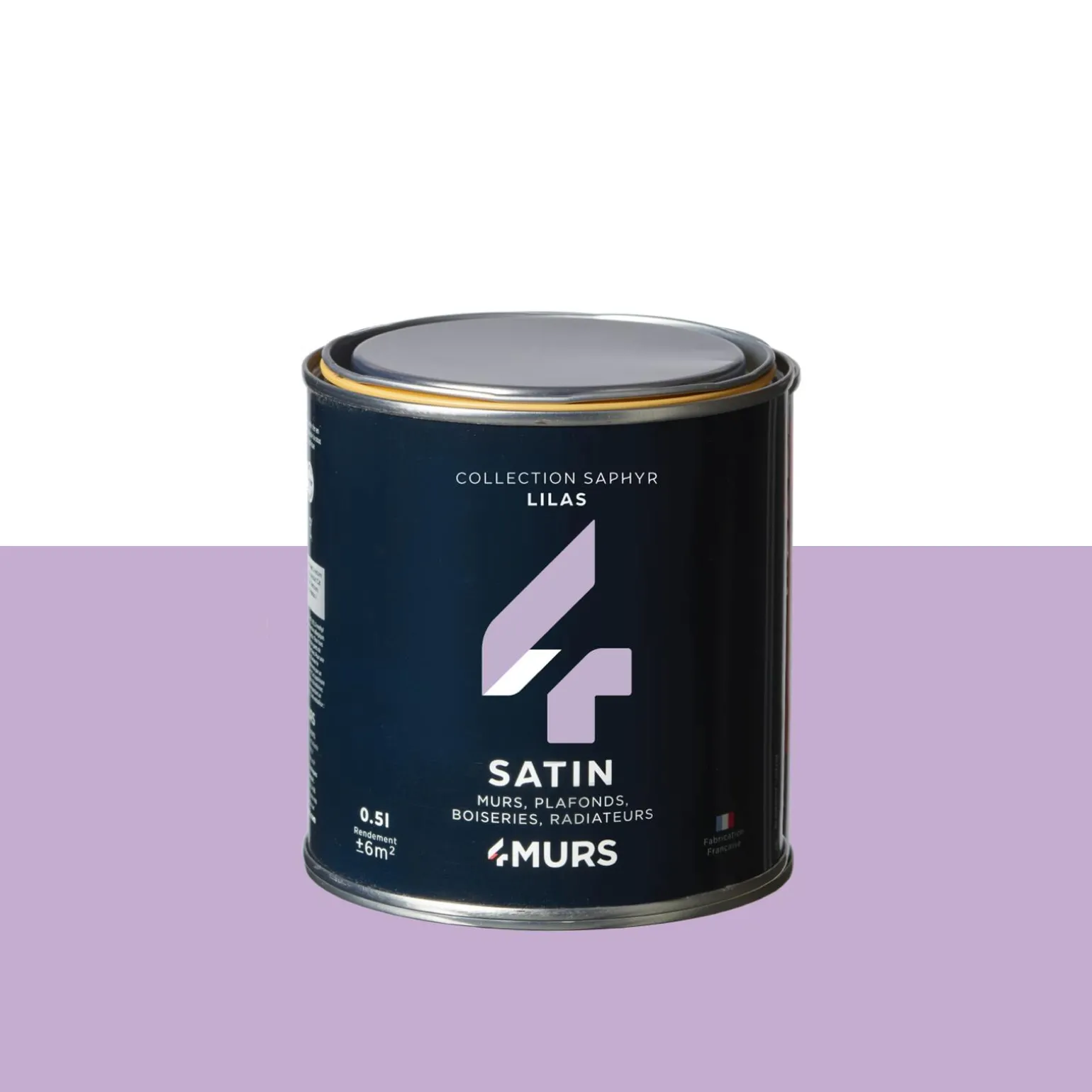 Saphyr Peinture Finition Peinture lilas Satiné 0,5 L - 4MURS