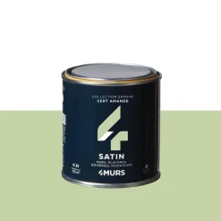 Saphyr Peinture Finition Peinture vert amande Satiné 0,5 L - 4MURS