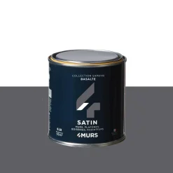 Saphyr Peinture Finition Peinture basalte Satiné 0,5 L - 4MURS
