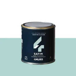 Saphyr Peinture Finition Peinture menthe glacée Satiné 0,5 L - 4MURS