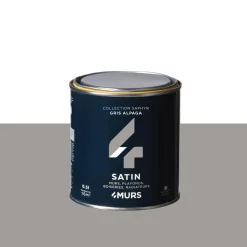 Saphyr Peinture Finition Peinture gris alpaga Satiné 0,5 L - 4MURS