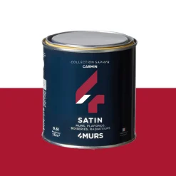 Saphyr Peinture Finition Peinture carmin Satiné 0,5 L - 4MURS