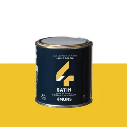 Saphyr Peinture Finition Peinture jaune soleil Satiné 0,5 L - 4MURS