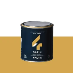 Saphyr Peinture Finition Peinture moutarde Satiné 0,5 L - 4MURS