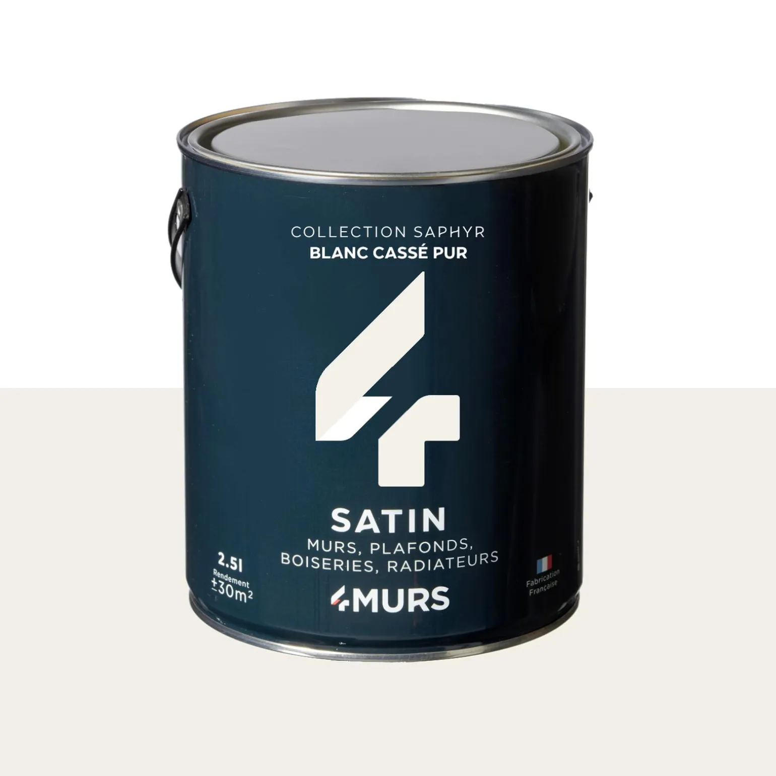 Saphyr Peinture Multi-supports Peinture blanc cassé Brillant - 4MURS
