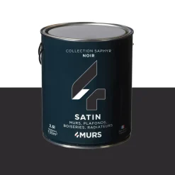 Saphyr Peinture Multi-supports Peinture noir Satiné - 4MURS