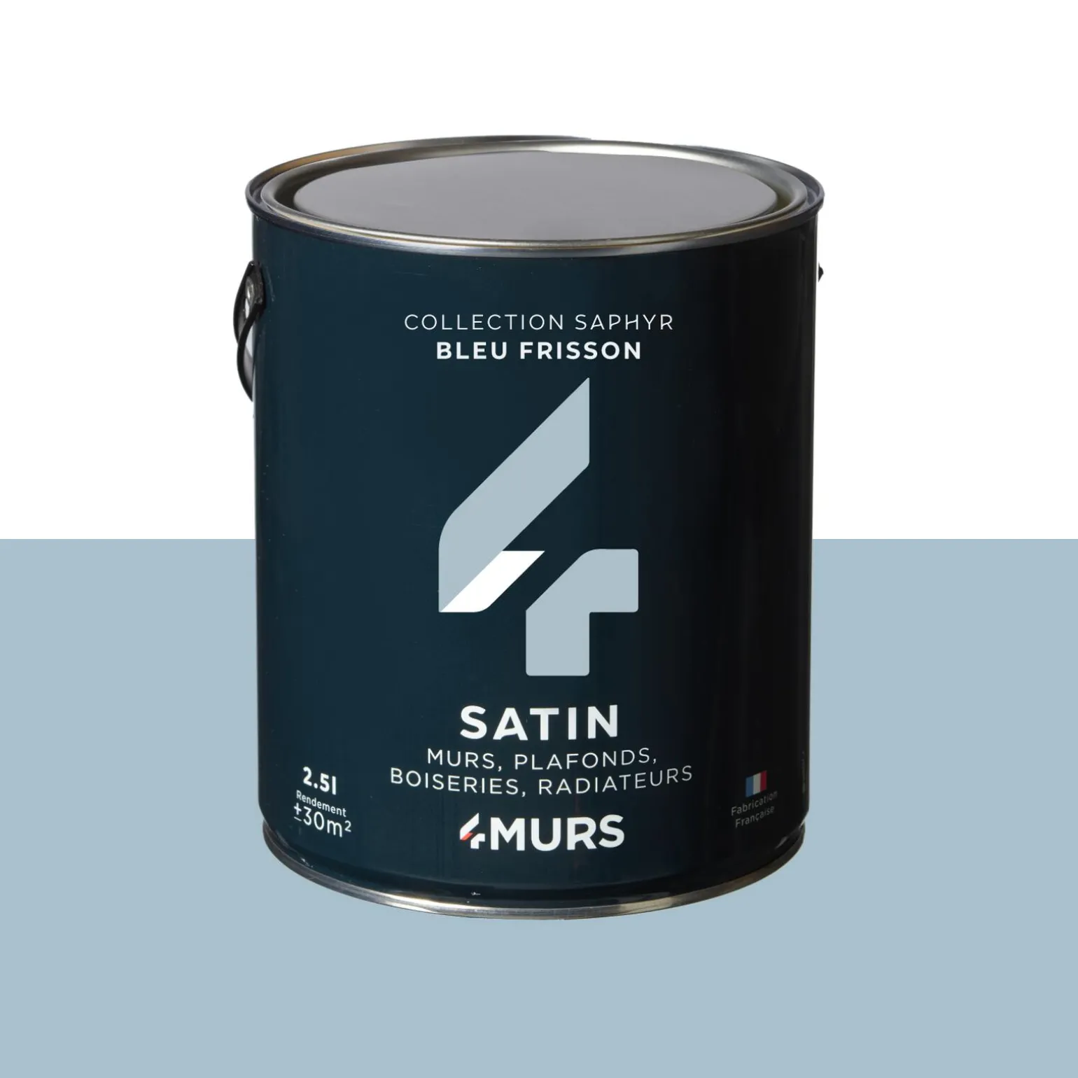 Saphyr Peinture Multi-supports Peinture bleu frisson Satiné - 4MURS