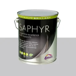 Saphyr Peinture Multi-supports Peinture gris galet Brillant - 4MURS