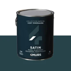 Saphyr Peinture Multi-supports Peinture vert émeraude Satiné - 4MURS