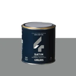 Saphyr Peinture Peinture gris béton Satiné 0,5 L - 4MURS