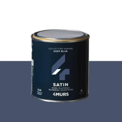 Saphyr Peinture Peinture deep blue Satiné 0,5 L - 4MURS