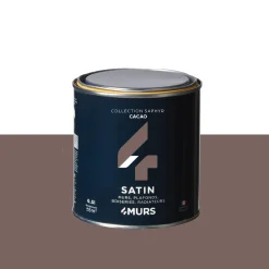 Saphyr Peinture Peinture cacao Satiné 0,5 L - 4MURS