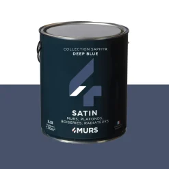 Saphyr Peinture Peinture deep blue Satiné 2,5 L - 4MURS