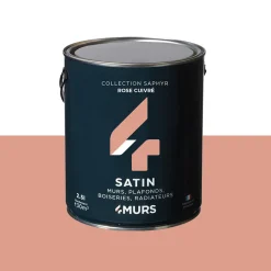 Saphyr Peinture Peinture rose cuivré Satiné 2,5 L - 4MURS
