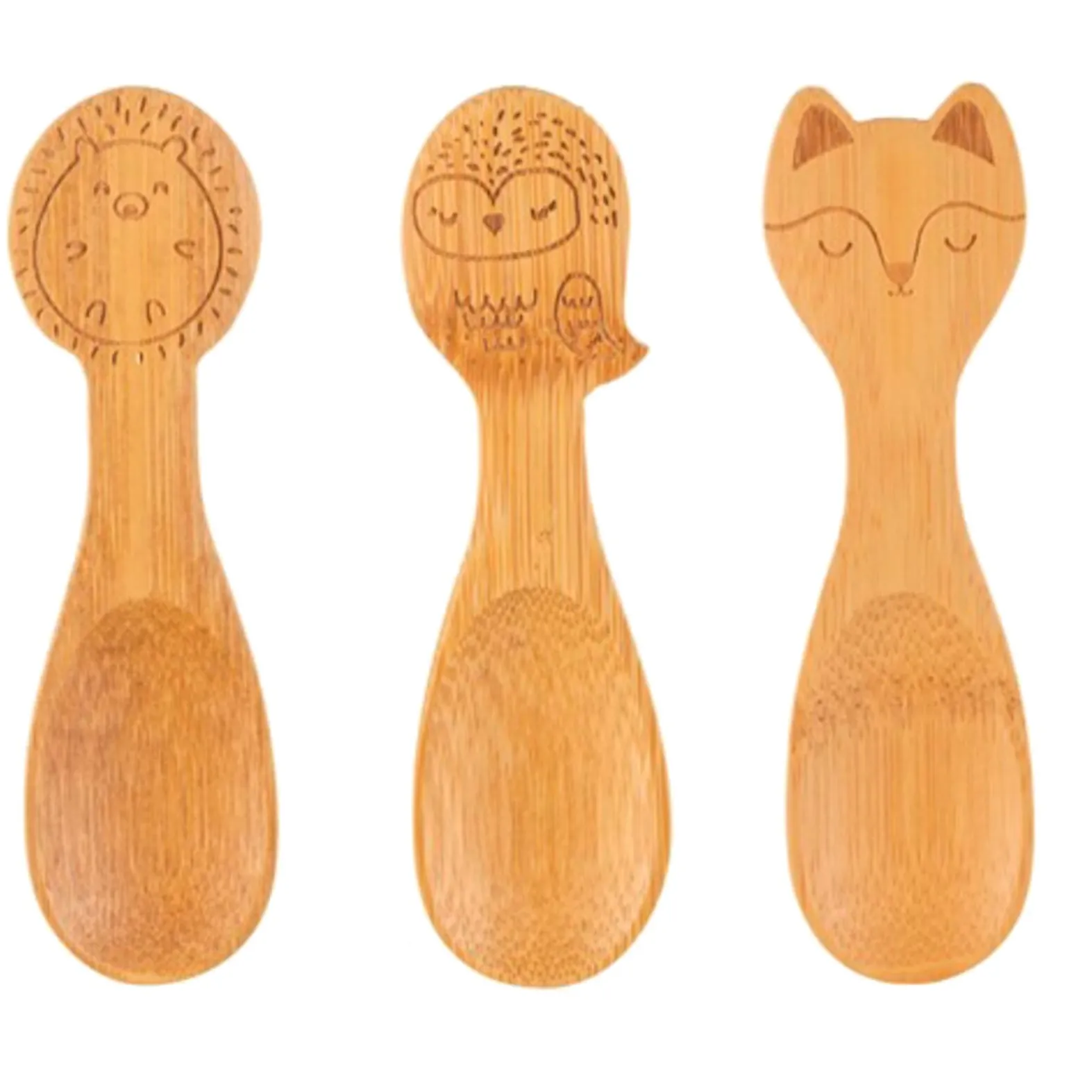 Sass & Belle Cuillère bébé WOODLAND coloris bois clair - 4MURS