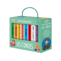 Sassi Junior Livre enfant MA PETITE BIBLIOTHÈQUE LES CONTES - 4MURS
