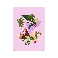 Sergeant Paper Affiche HERBES FOLLES A3 30 x 42 cm - 4MURS