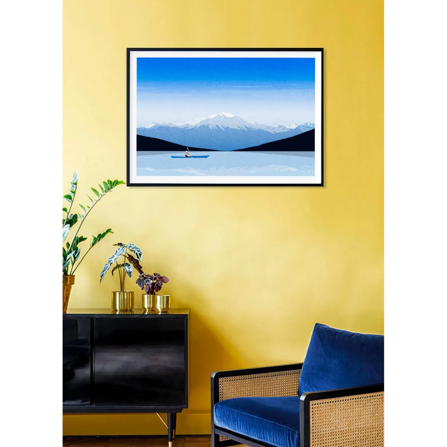 Sergeant Paper Affiche LES GRANDS LACS 50 x 70 cm - 4MURS