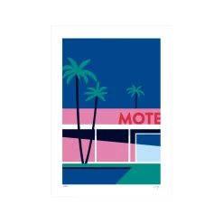 Sergeant Paper Affiche PALM SPRING HOTEL A3 30 x 42 cm - 4MURS