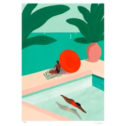 Sergeant Paper Affiche ST BARTHELEMY 50 x 70 cm - 4MURS