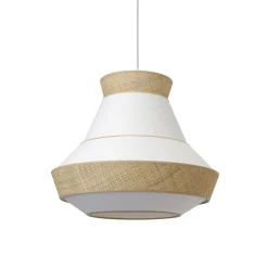 SEYNAVE Suspension KORALI coloris blanc et brun 38 x 45 cm - 4MURS