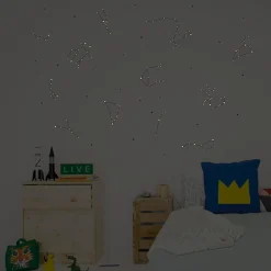 Sticker phosphorescent KIDS CONSTELLATIONS coloris noir - 4MURS