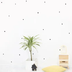 Sticker POLKA DOTS coloris noir - 4MURS