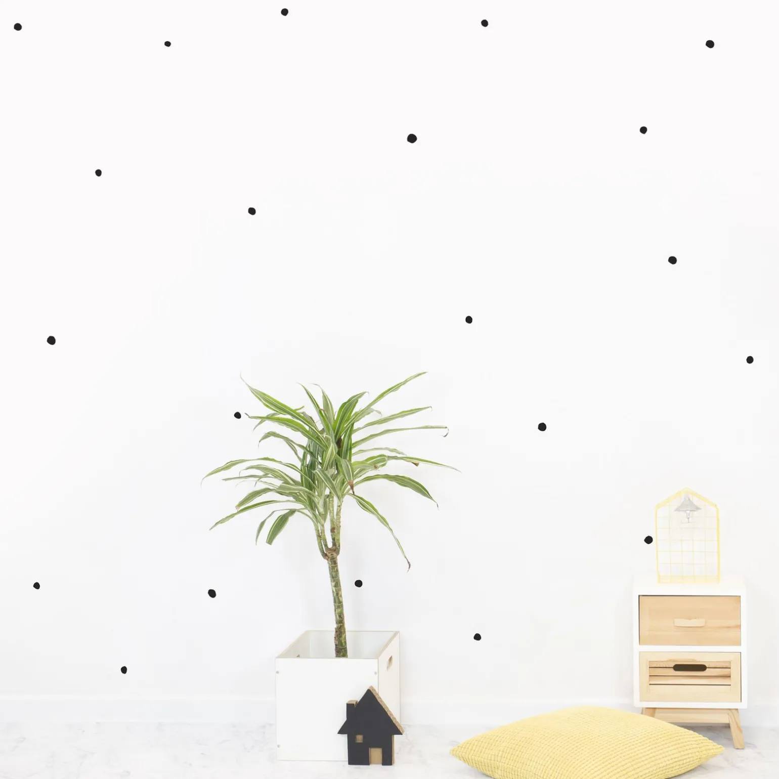 Sticker POLKA DOTS coloris noir - 4MURS