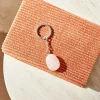 Stones Club Lithothérapie PORTE CLÉS QUARTZ ROSE rose - 4MURS