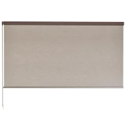 Store enrouleur AURORE coloris gris 140 x 250 cm - 4MURS