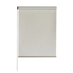 Store enrouleur CREPUSCULE coloris blanc 60 x 250 cm - 4MURS