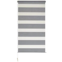 Store jour/nuit ECLIPSE coloris gris chiné 42 x 160 cm - 4MURS