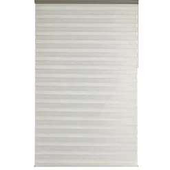 Store jour/nuit SOLSTICE coloris blanc / noir 180 x 250 cm - 4MURS