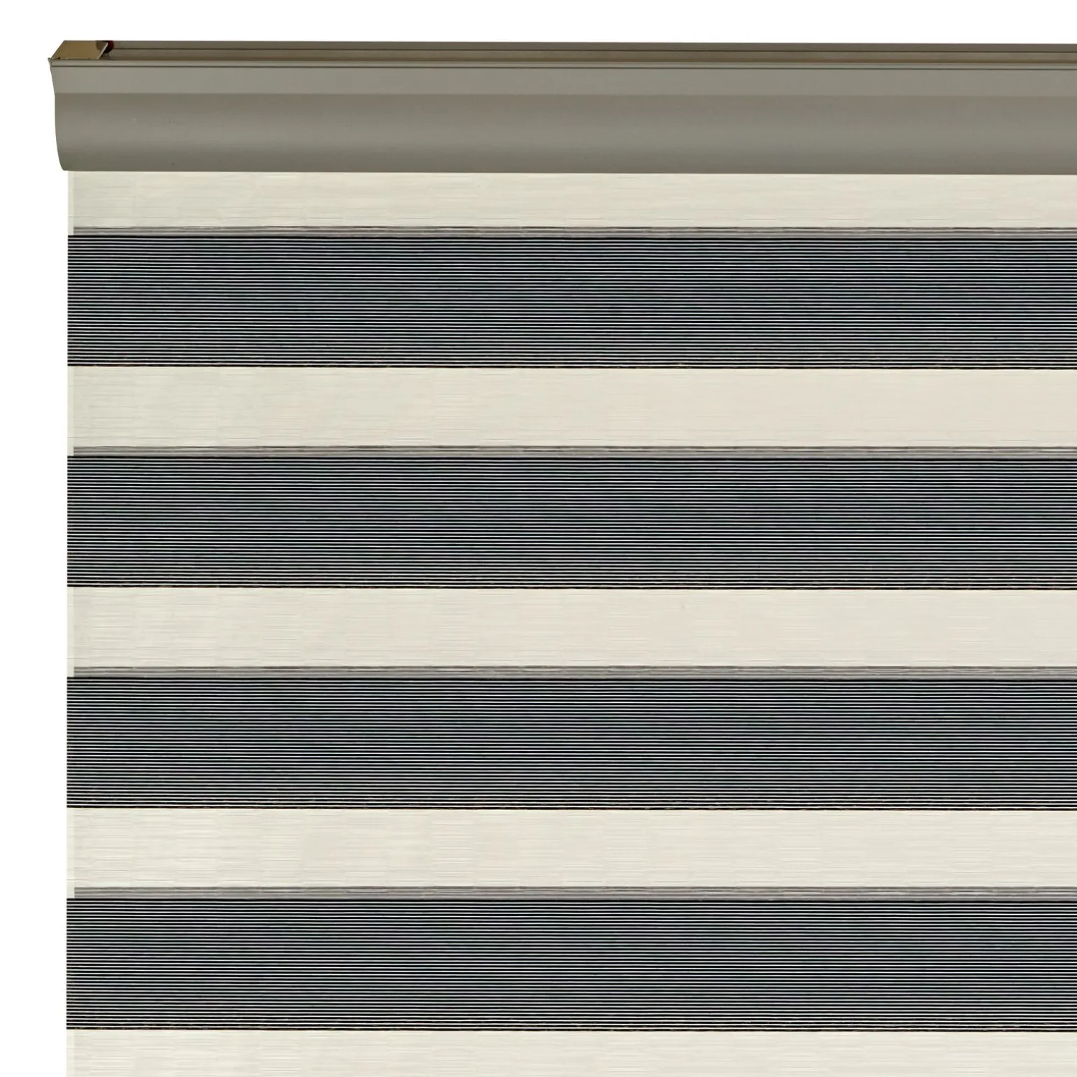 Store jour/nuit SOLSTICE coloris noir/blanc 180 x 250 cm - 4MURS