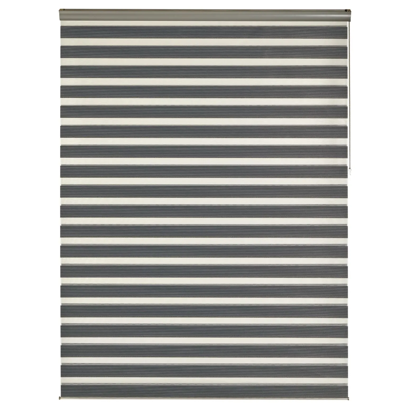 Store jour/nuit SOLSTICE coloris noir/blanc 180 x 250 cm - 4MURS