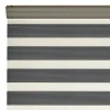 Store jour/nuit SOLSTICE coloris noir/blanc 60 x 250 cm - 4MURS