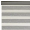 Store jour/nuit SOLSTICE coloris blanc / noir 60 x 250 cm - 4MURS