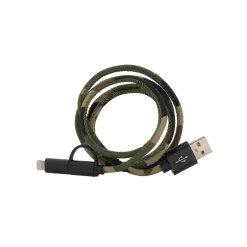 Suck Uk Chargeur CAMO USB coloris vert - 4MURS