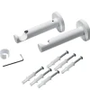 Support barre à rideau HOWLITE blanc 1,9 cm 9,5 cm - 4MURS