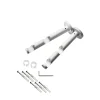 Support barre à rideau HOWLITE blanc 1,9 cm de 9,5 à 15,5 cm - 4MURS