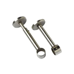 Support barre à rideau PYRITE nickel satin 1,9 cm de 9,0 à 14 cm