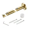 Support barre à rideau TROMPETTE laiton mat 2,8 cm de 8,5 à 16,5 cm