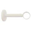 Support barre à rideau VELOURS blanc grainé 2,8 cm de 10,8 à 16 cm