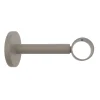 Support barre à rideau VELOURS gris grainé 2,8 cm de 10,8 à 16 cm